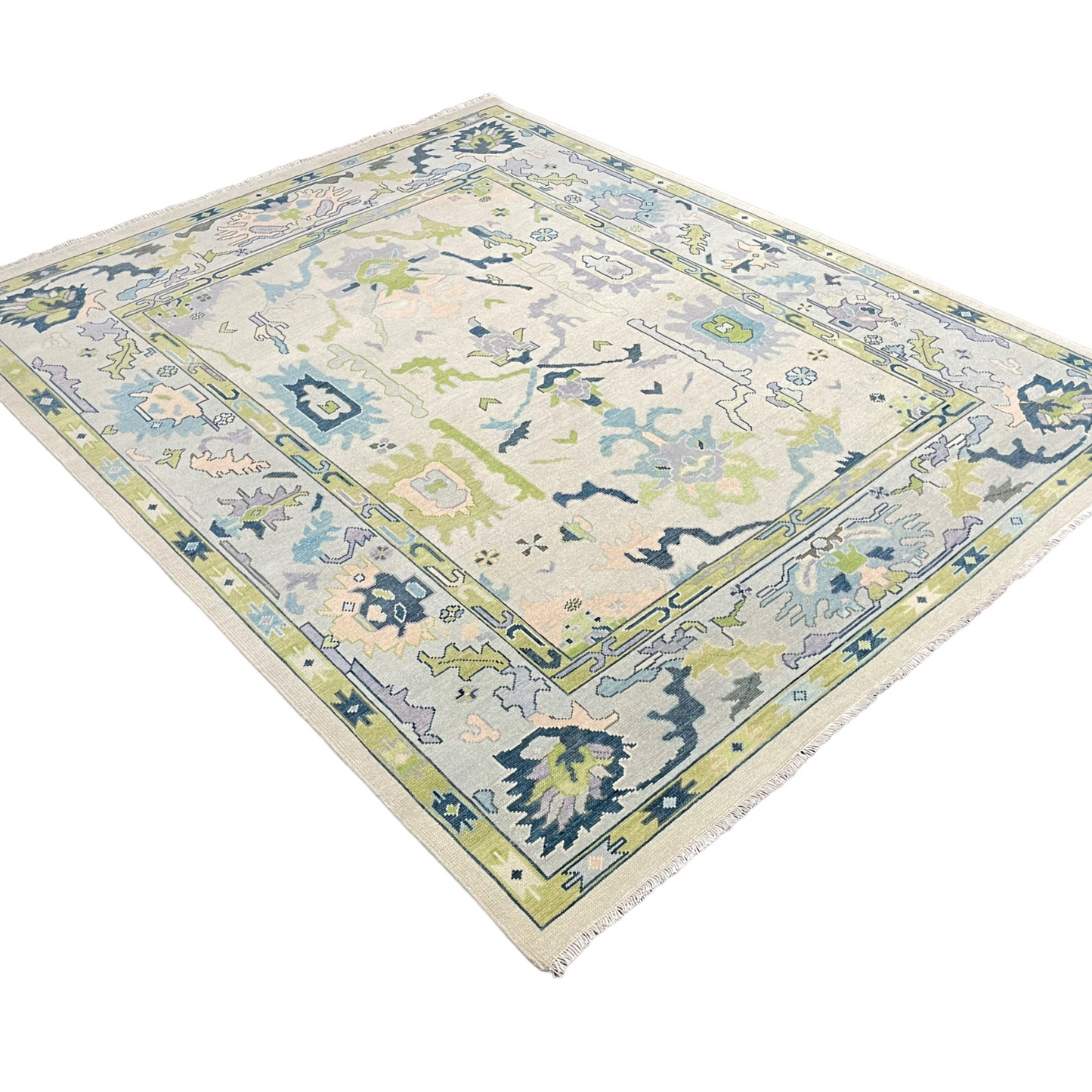 Laurel Oushak Rug in Lime