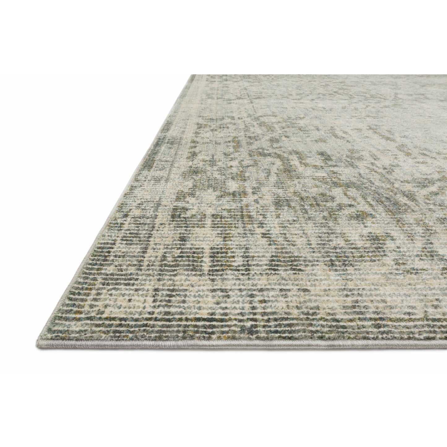 Linnea Rug 01 | Magnolia Home by Joanna Gaines x Loloi | Moss / Ivory