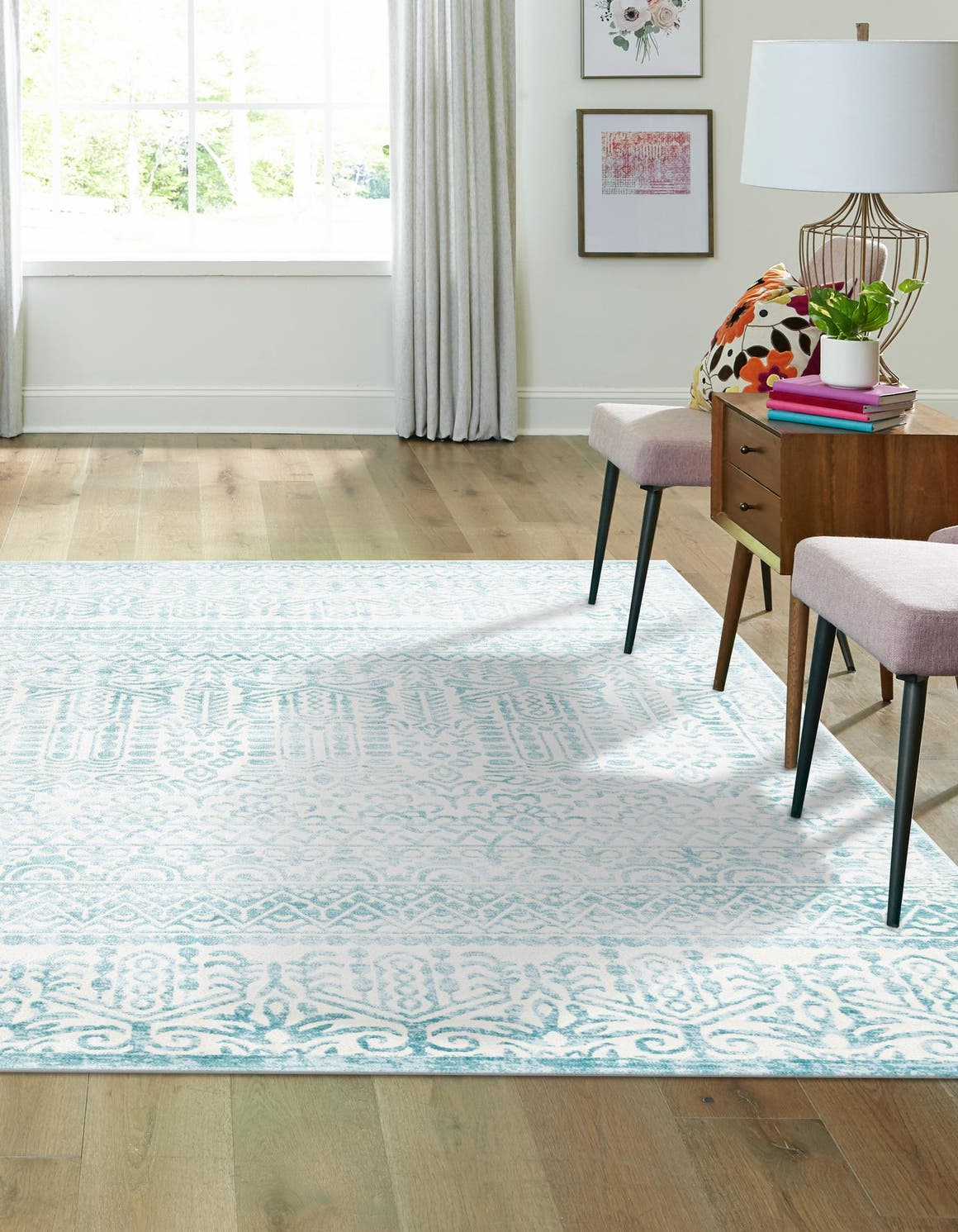 Cloisters Indoor Rug - Teal