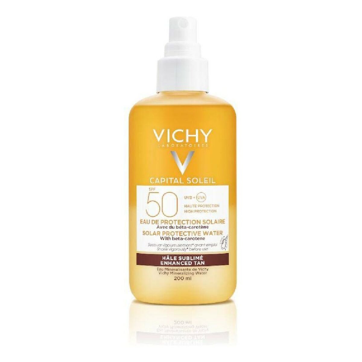 Sun Block Capital Soleil Enhanced Tan Vichy 101094 Spf 50 Spf 50 200 ml