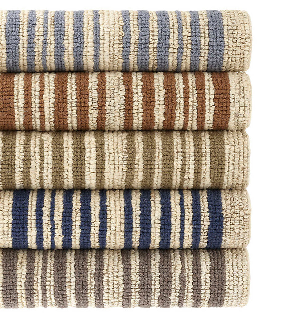 Calder Stripe Caramel Woven Jute Rug