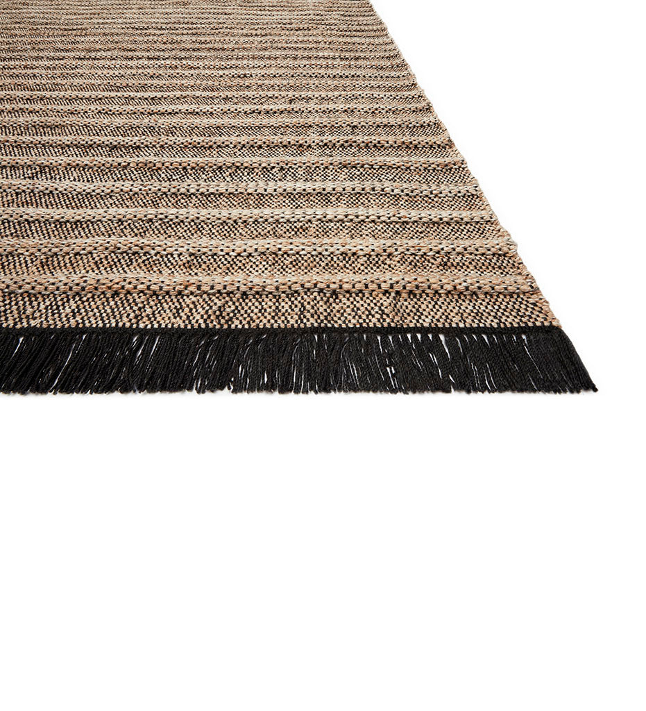REY-01 Camel / Black Indoor / Outdoor Rug