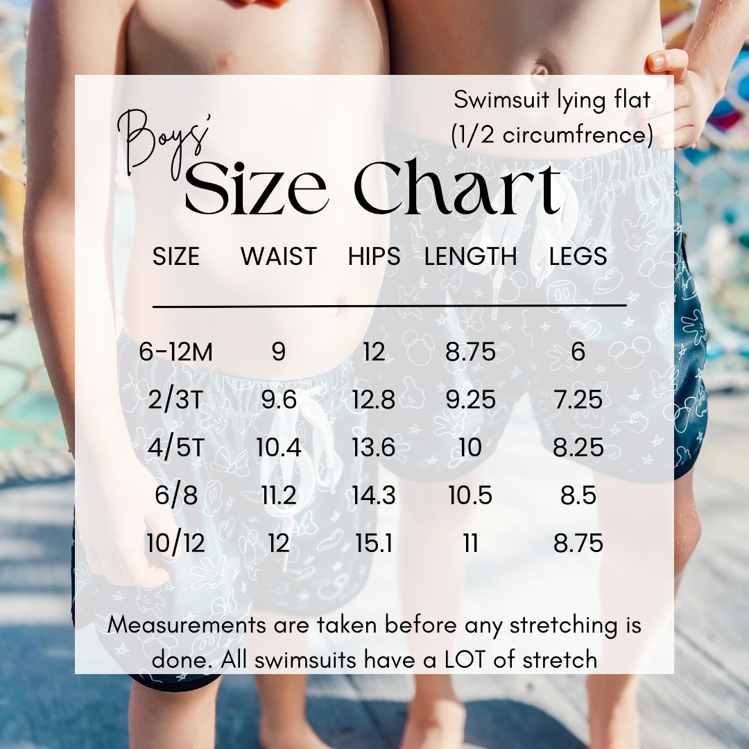 Sketch Swim Trunks - Boys'