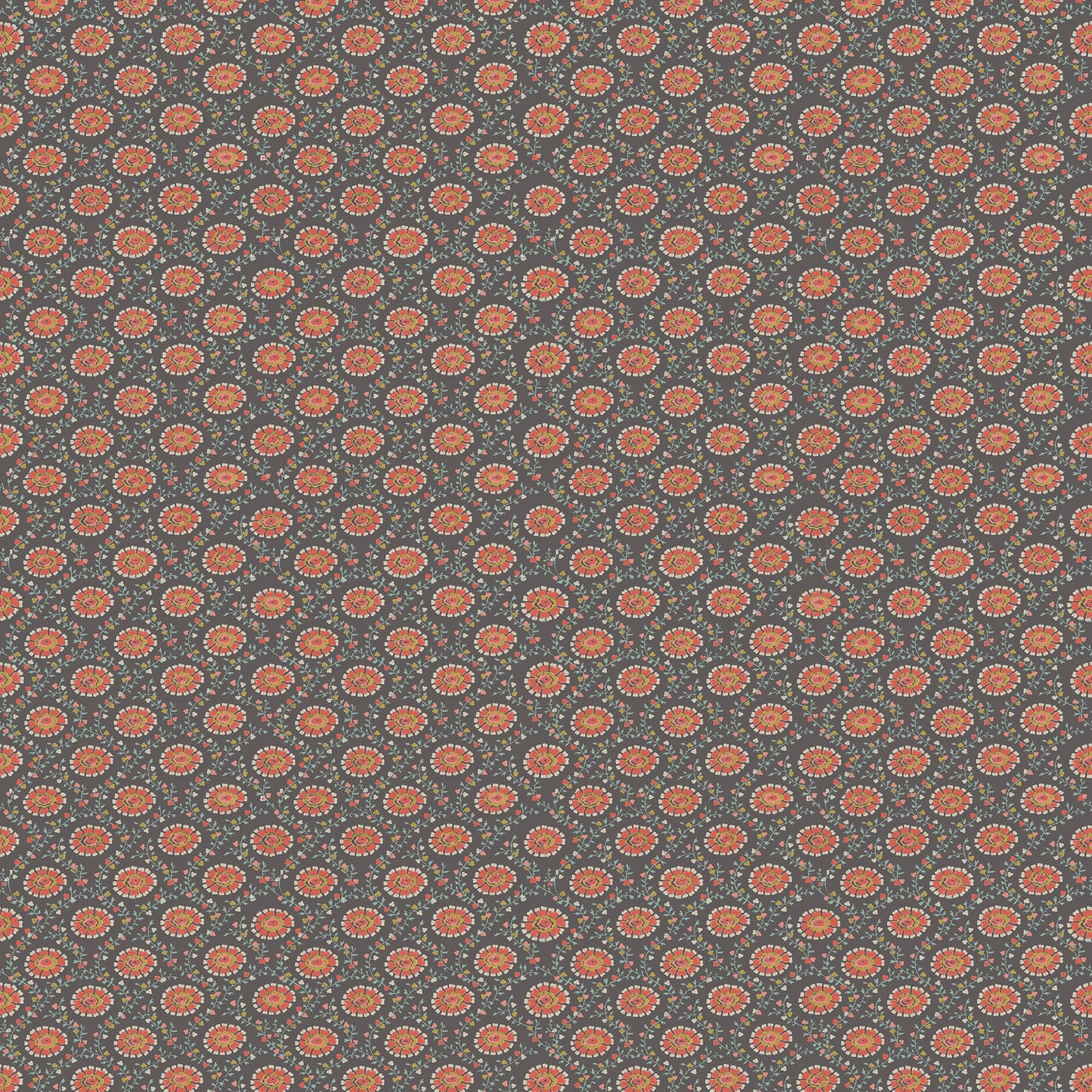 Floral Ogee Wallpaper