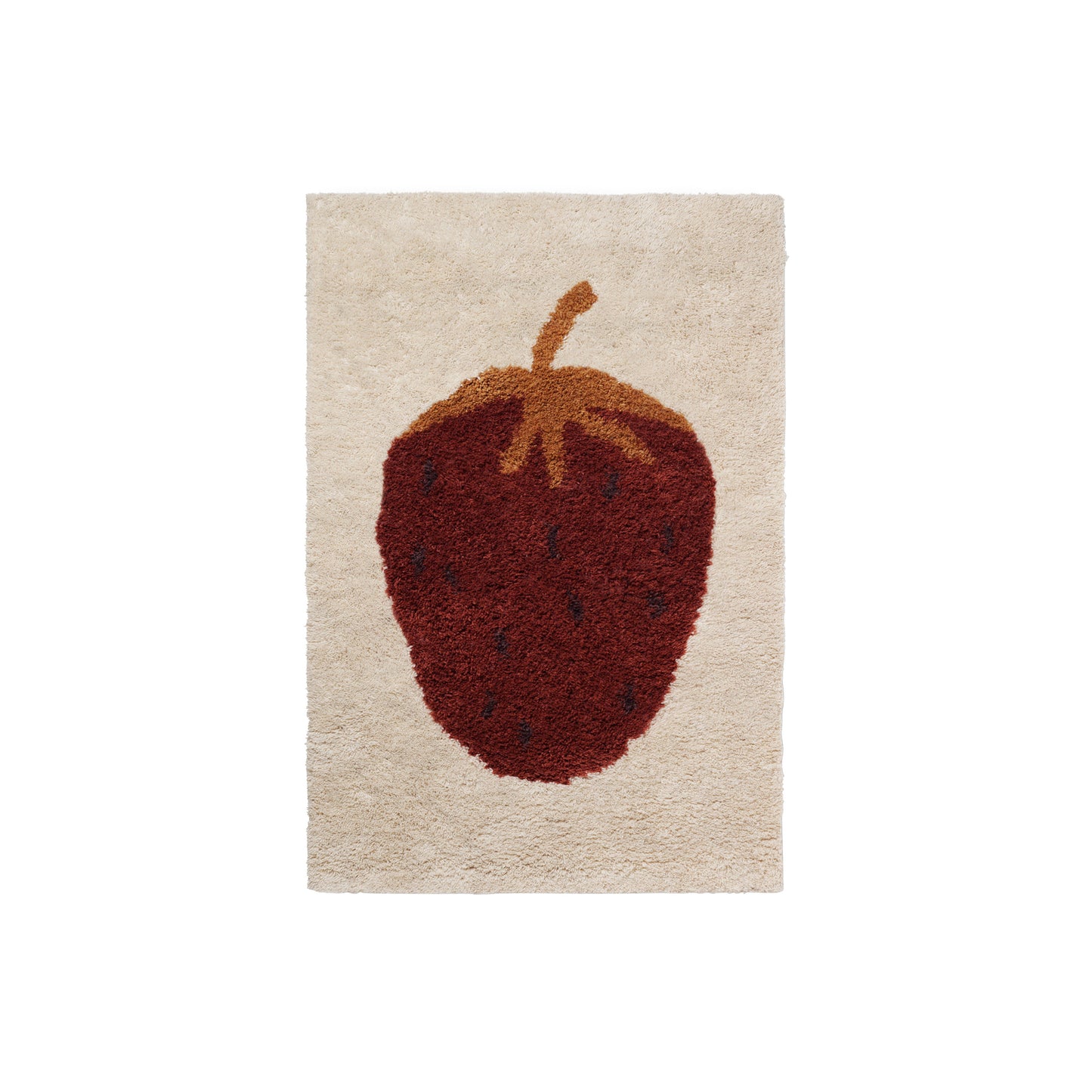 Fruiticana Tufted Rug: Small - 47.2" + Strawberry