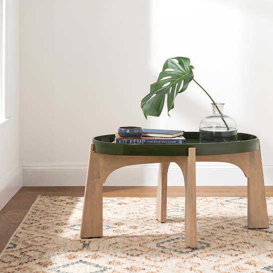 Jelly Roll Sky Woven Wool Rug