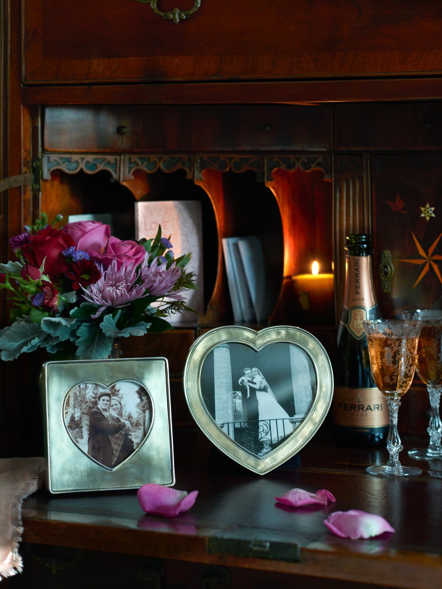 MATCH Pewter Heart Frame