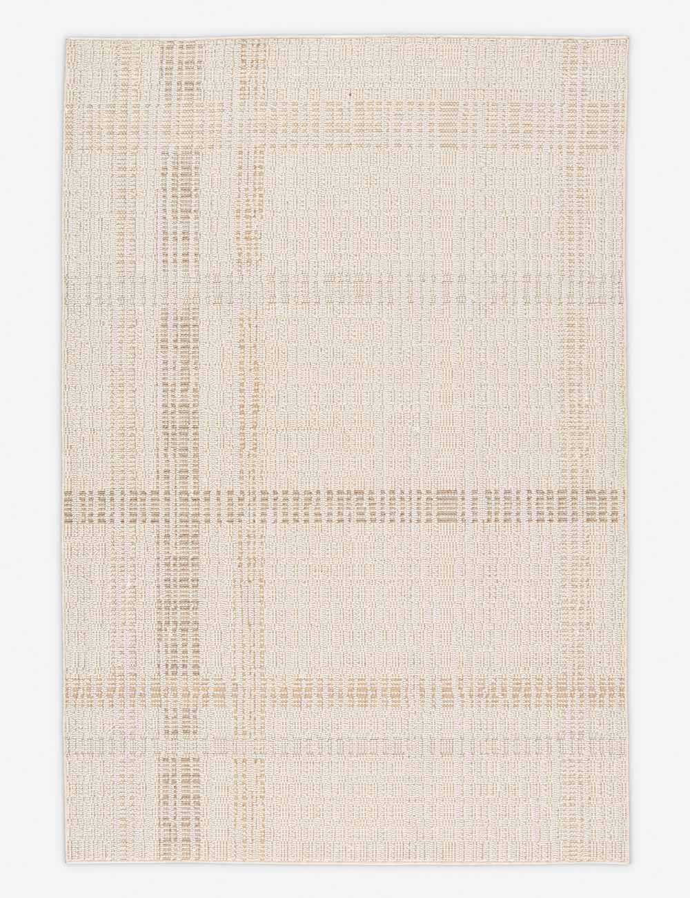 #size::2-6--x-8- #size::4--x-6- #size::6--x-9- #size::8--x-10- #size::9--x-12- #size::10--x-14- | Jinlee ivory Indoor / Outdoor Rug with a heathered crossbar design