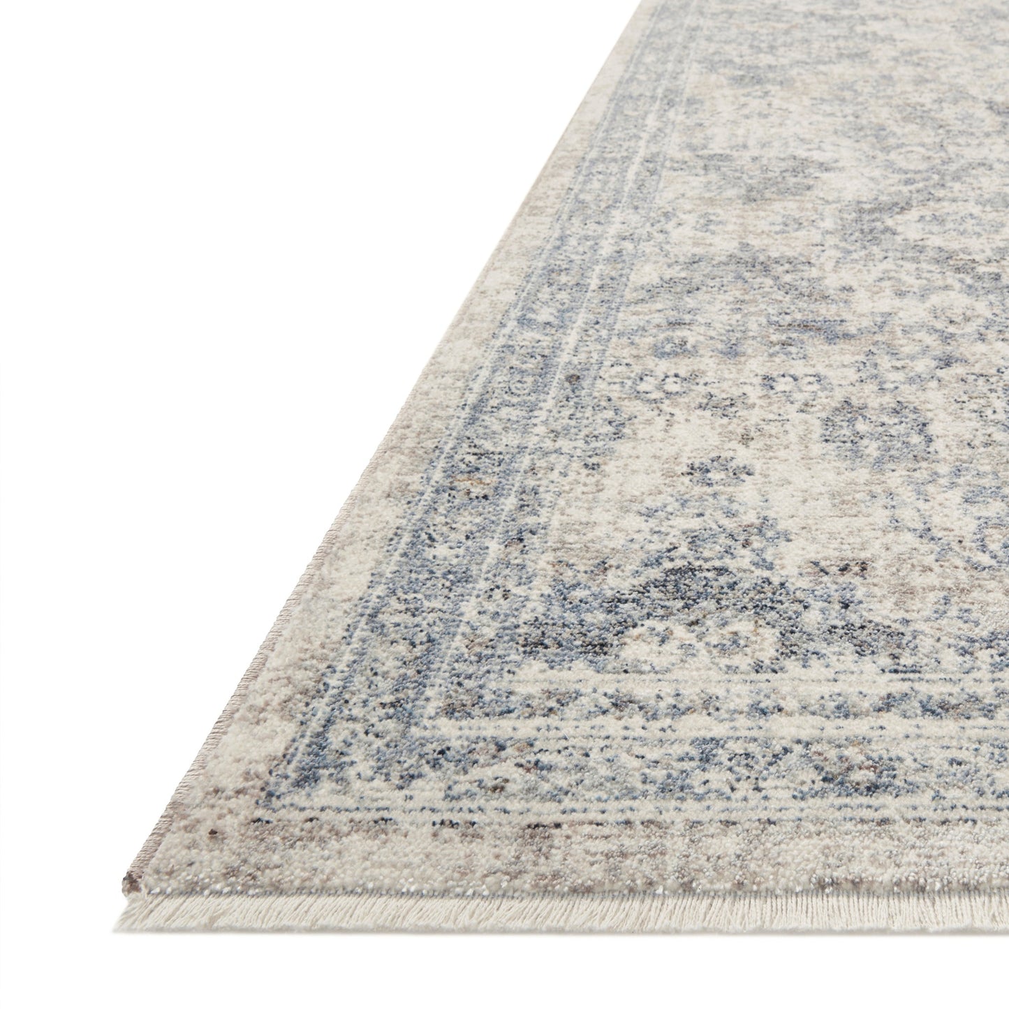 Amber Lewis x Loloi Zuma Rug in Pebble/Stone