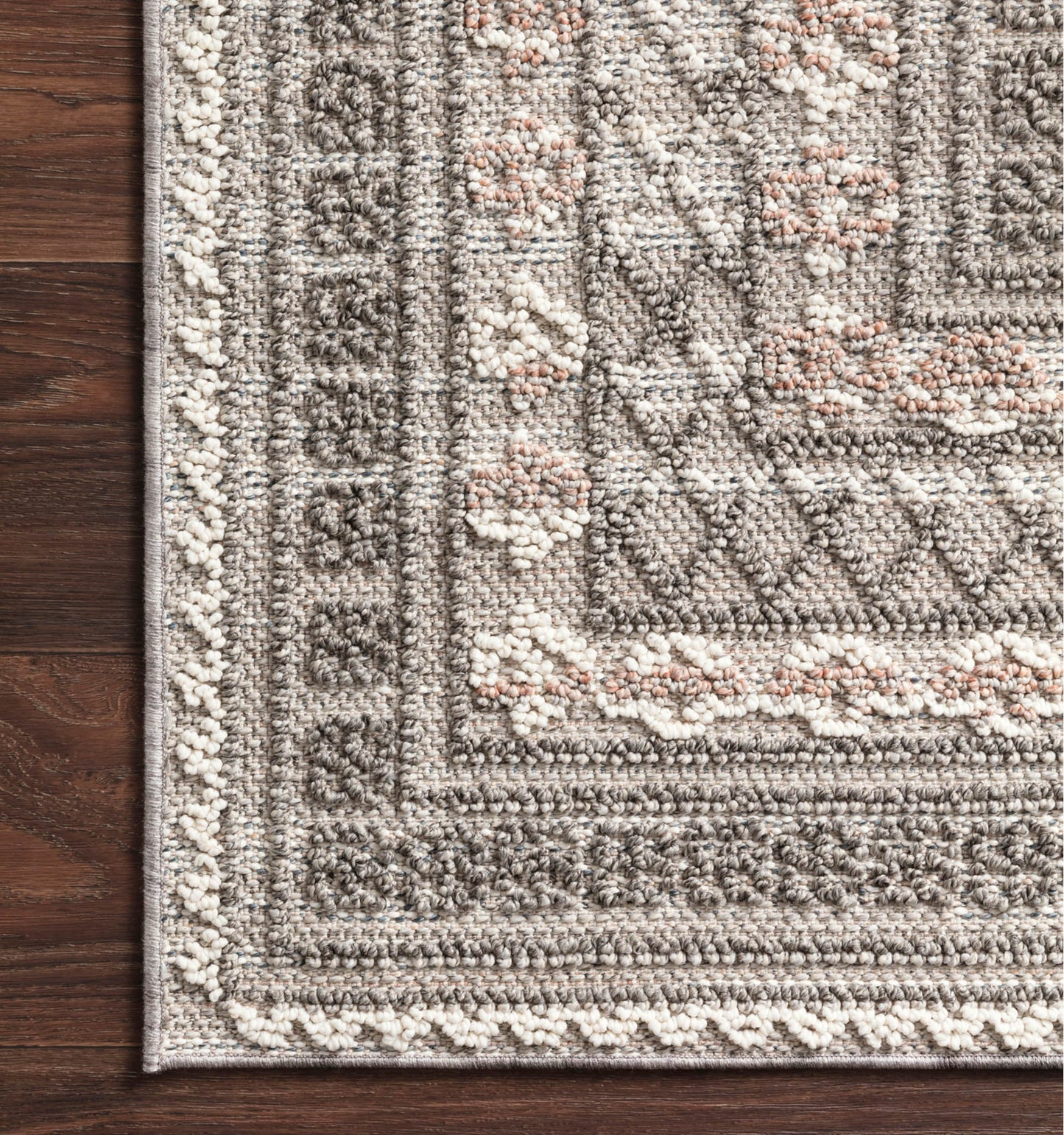 Cole Indoor/Outdoor Rug in Grey/Multi