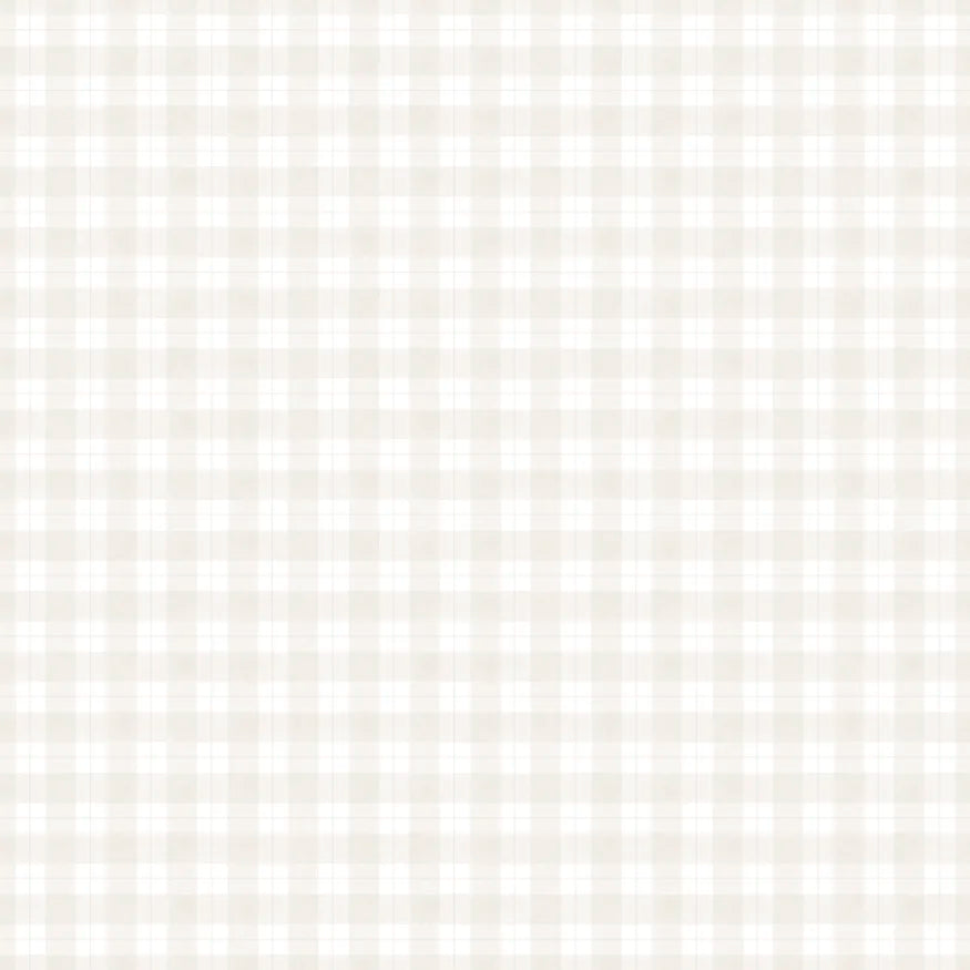 Riley Check Wallpaper in Sandstone