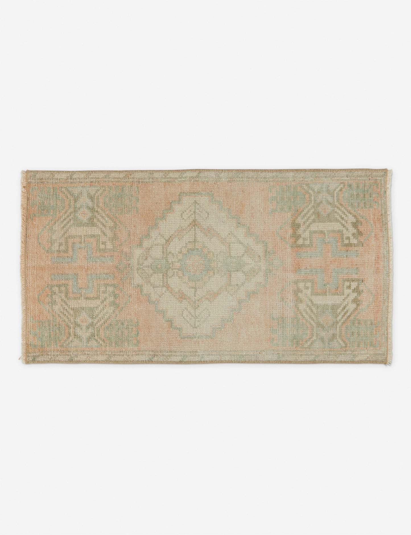 Vintage Turkish Mini Rug No. 175, 1'4" x 2'8"