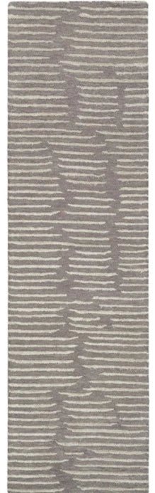 Calvin Klein CK010 Linear LNR01 Grey Runner Rug
