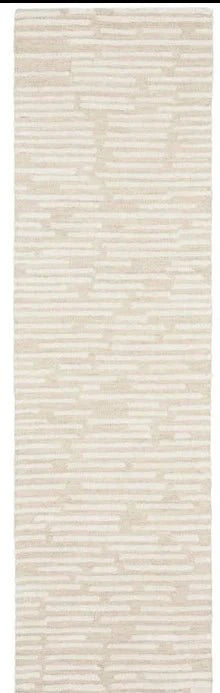 Calvin Klein CK010 Linear LNR01 Ivory Runner Rug