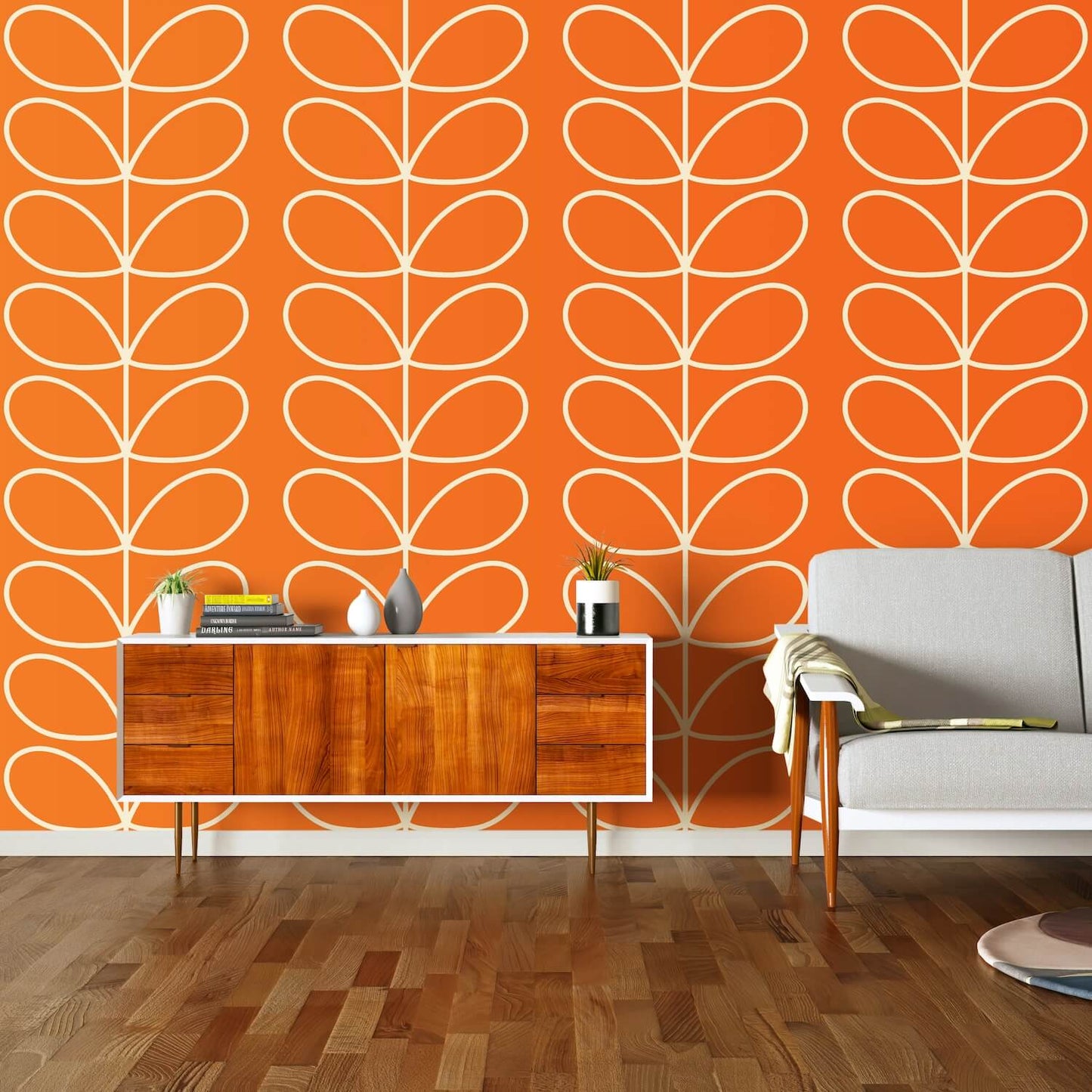 Giant Linear Stem Tomato Wallpaper - 52cm x 10m ROW