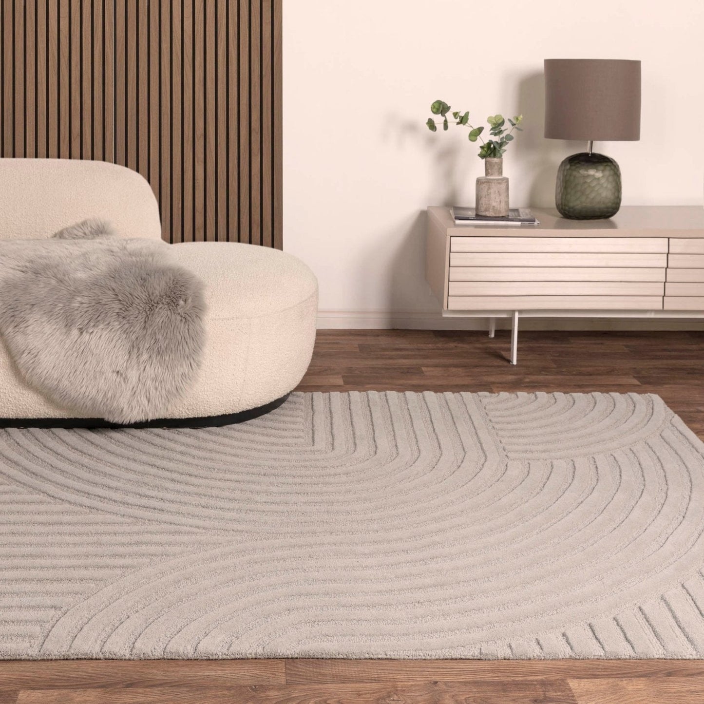 Hague Silver Rug