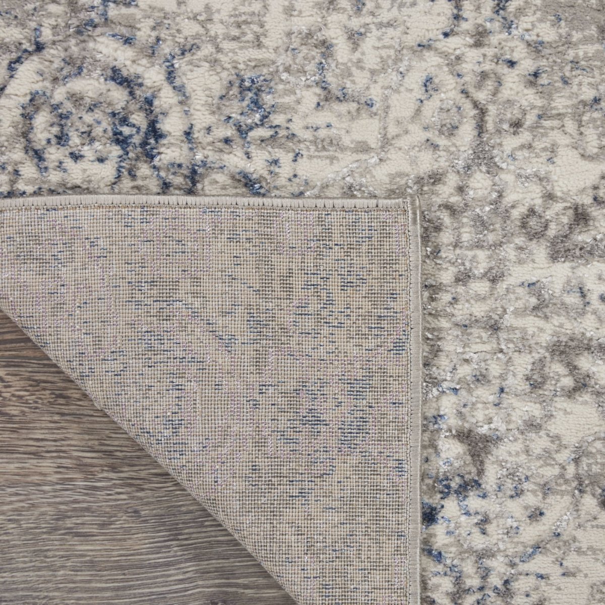 Kathy Ireland Royal Terrace KI43 Beige / Blue Rug