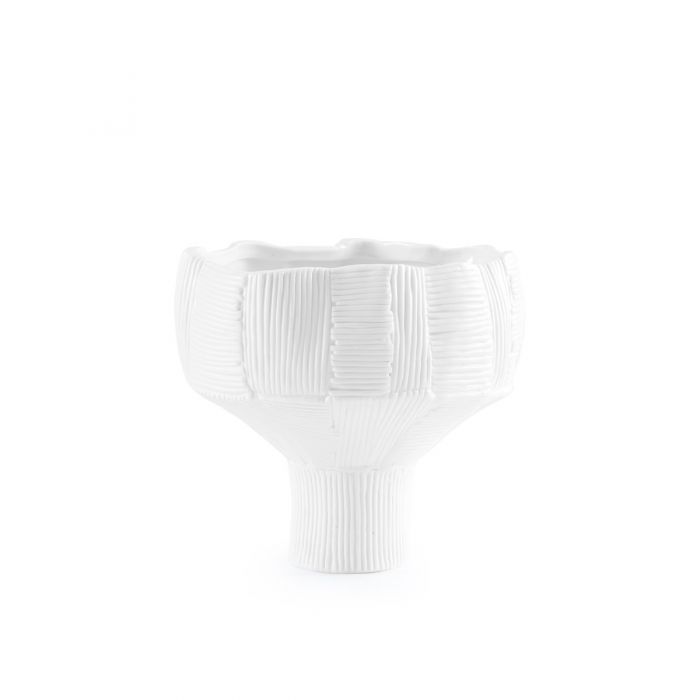 Krissa Small Vase, Blanc De Chine