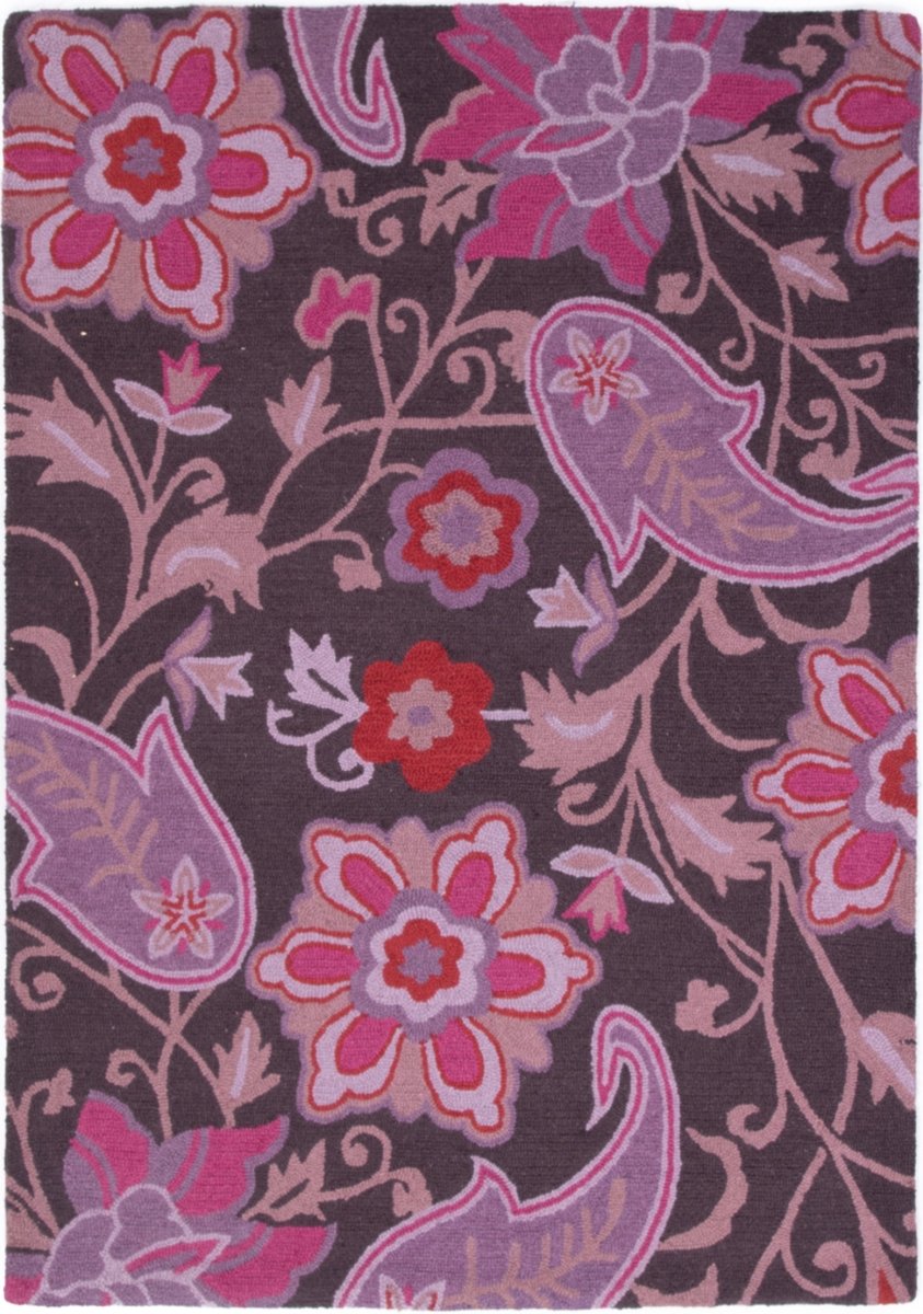Lila Paisley Pattern Rug