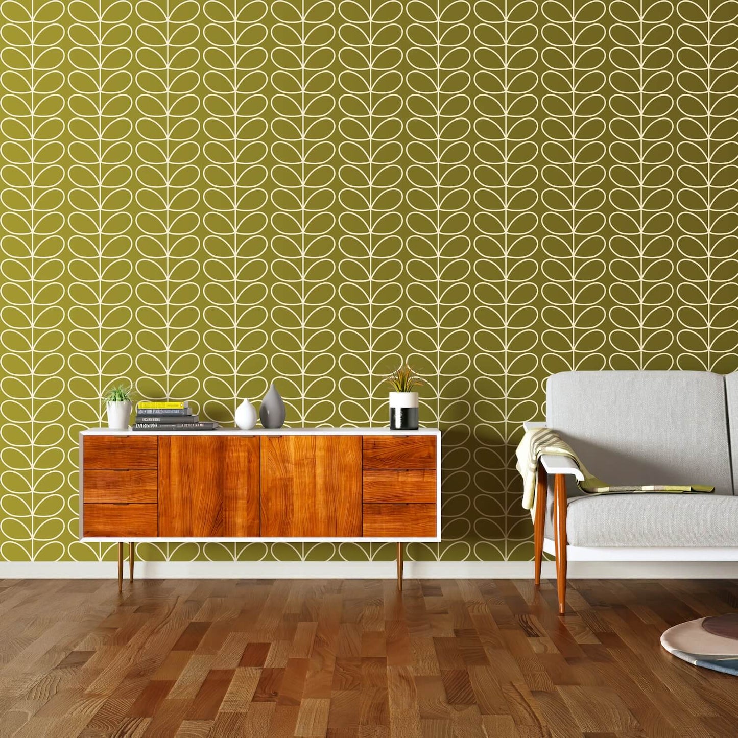 Linear Stem Seagrass Wallpaper - 52cm x 10m ROW