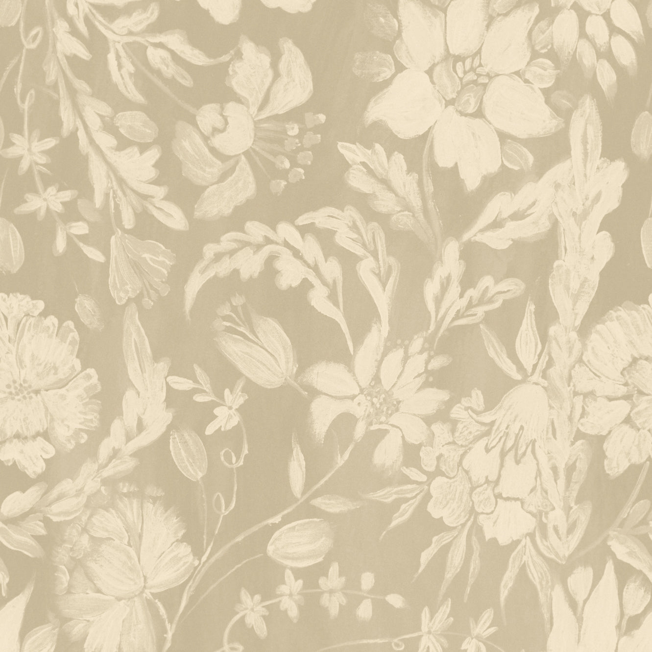 Flowery Ornament Wallpaper