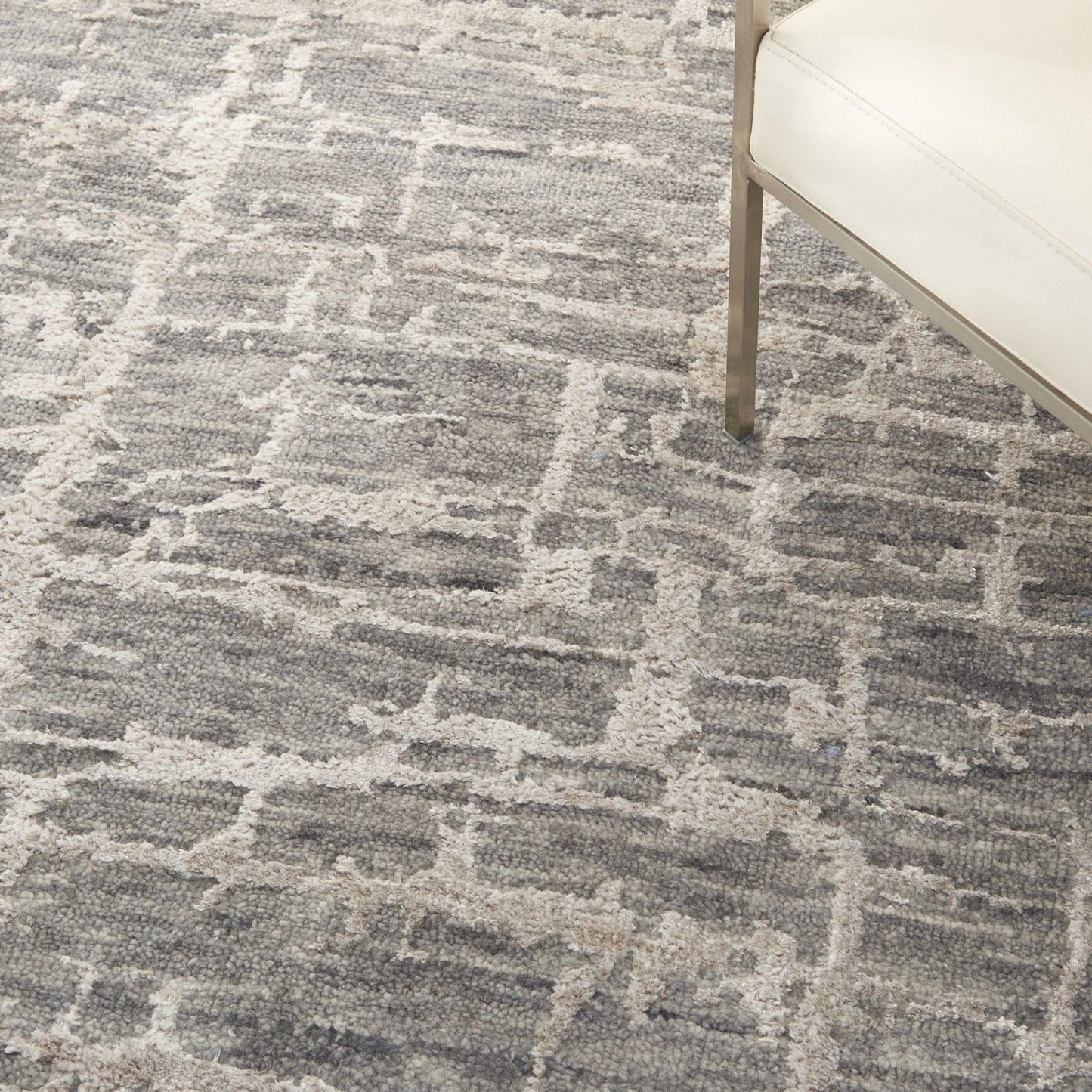 Nourison Luna LUN02 Grey Silver Rug