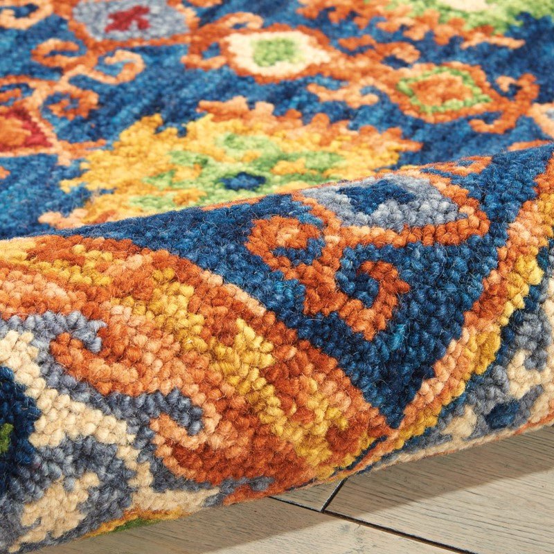 Nourison Vibrant VIB09 Navy Rug