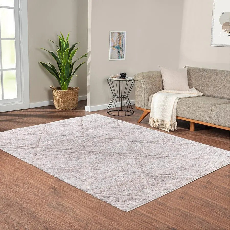 Talas Trellis Area Rug in Cream Cream MP35-8040