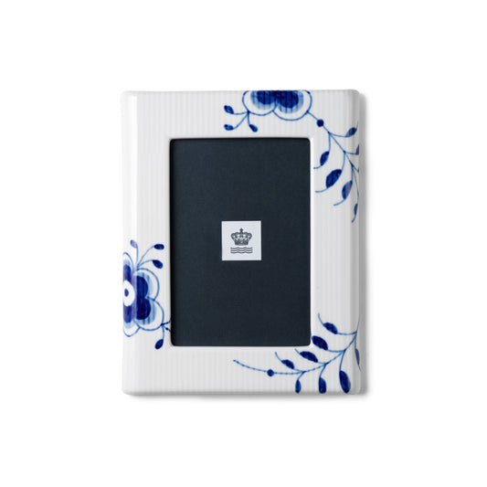 Blue Fluted Mega Picture Frame, 8" by Royal Copenhagen