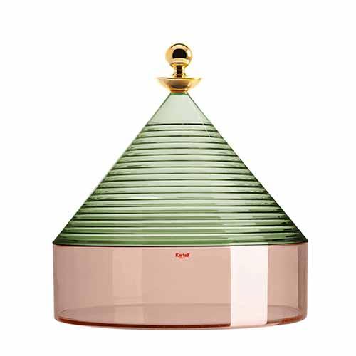 Trullo by Fabio Novembre for Kartell Vases, Bowls. & Objects Kartell Green Sage/Pink