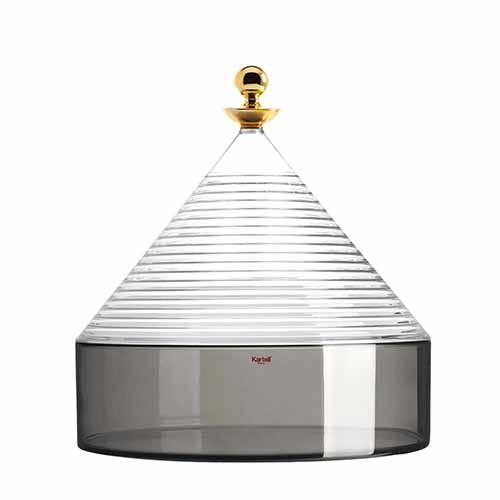 Trullo by Fabio Novembre for Kartell Vases, Bowls. & Objects Kartell Crystal/Smoke Grey