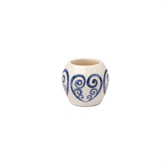Peacock Blue Cycladic Vases