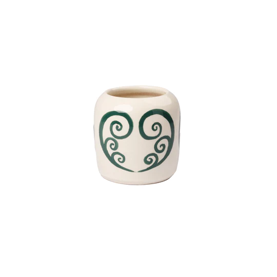 Peacock Green Cycladic Vases