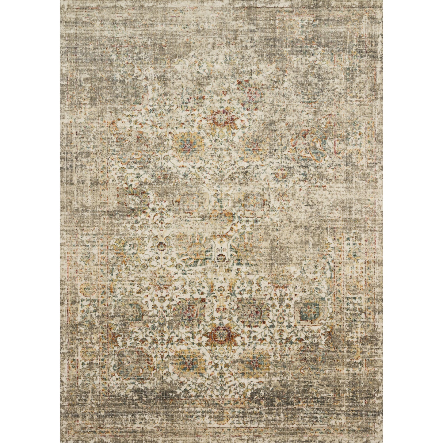 Linnea Rug 05 | Magnolia Home by Joanna Gaines x Loloi | Multi / Taupe