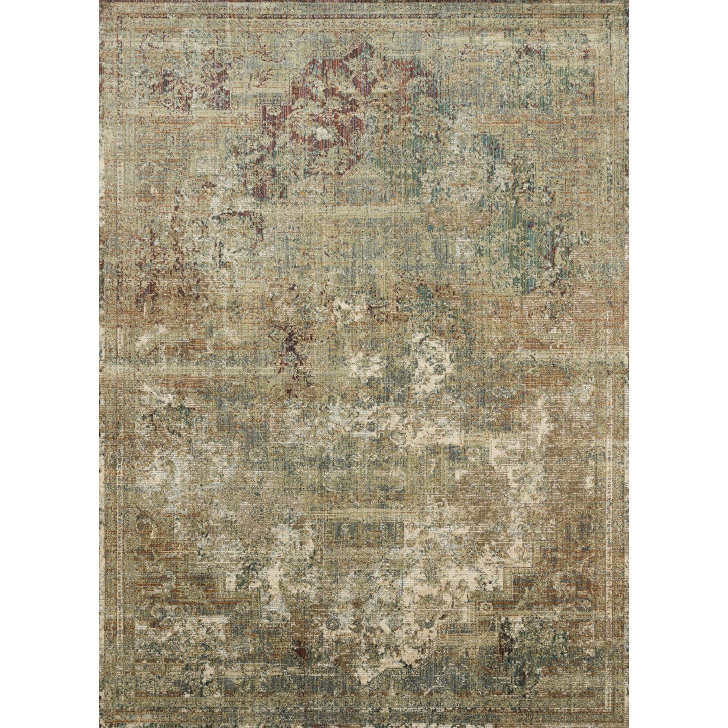 Linnea Rug 06 | Magnolia Home by Joanna Gaines x Loloi | Multi / Ivory
