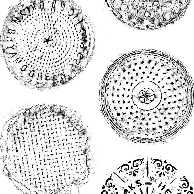 Brooklyn Manhole Wallpaper