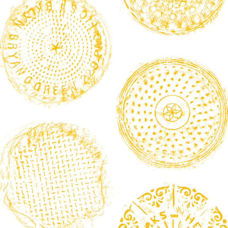 Brooklyn Manhole Wallpaper