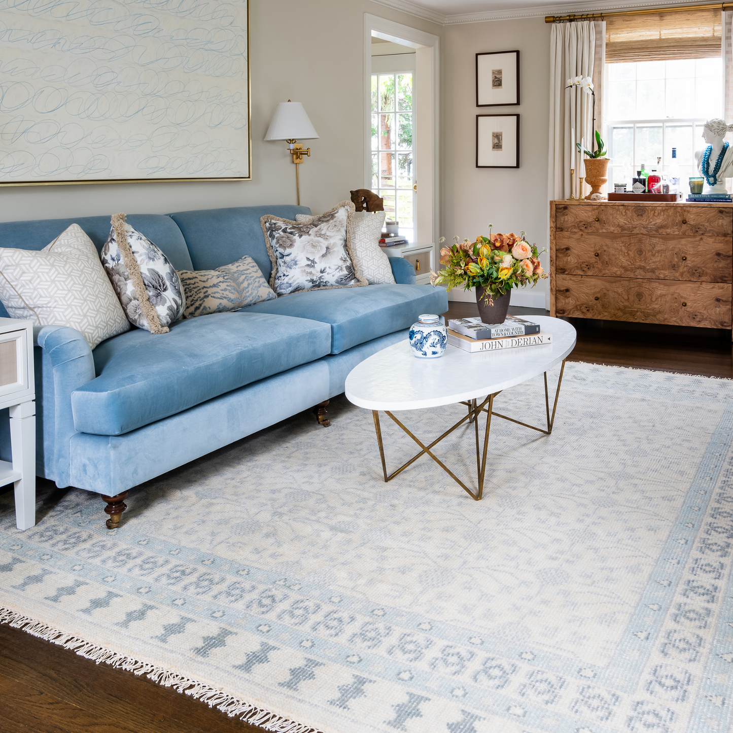Concord Sudbury Ivory Hand Knotted Wool Area Rug