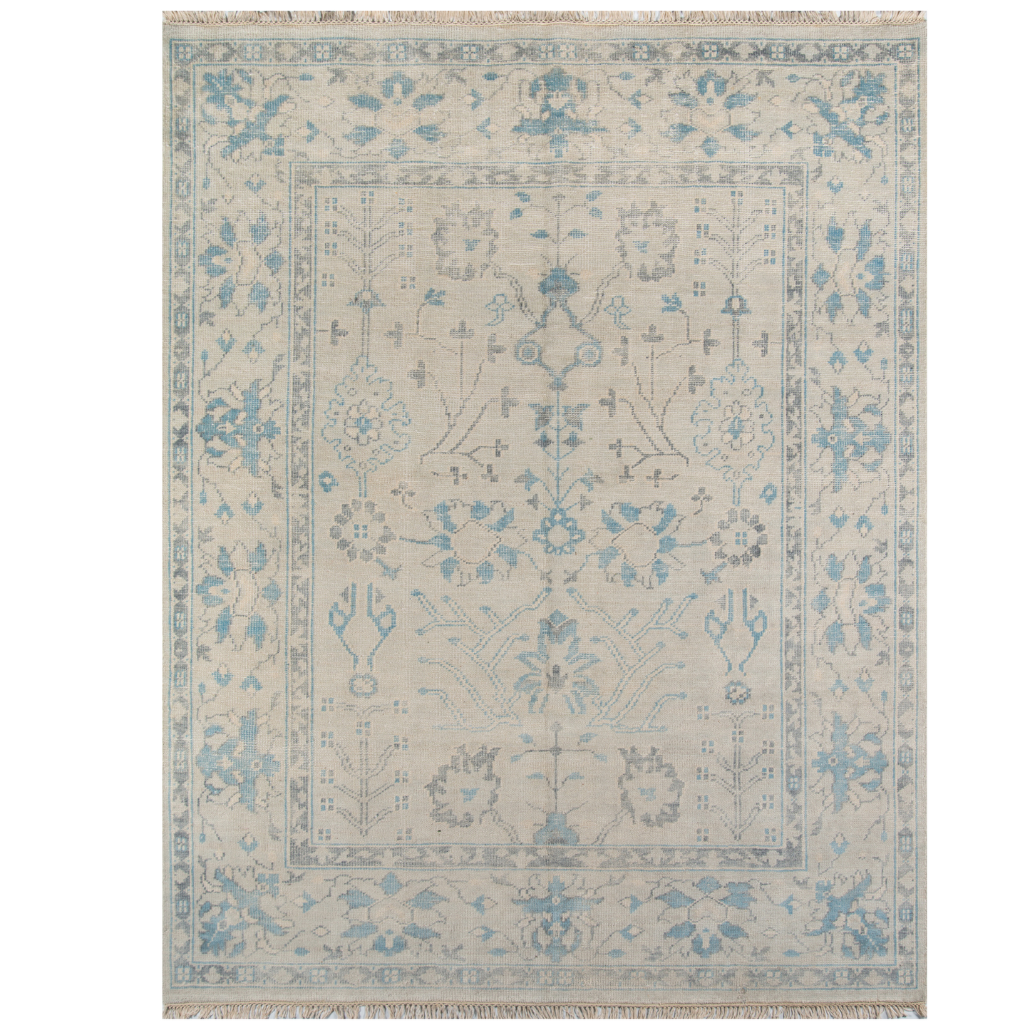 Concord Lowell Ivory Hand Knotted Wool Area Rug