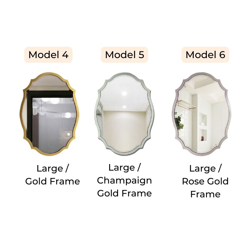 Modern Geometric Decorative Wall Mirror