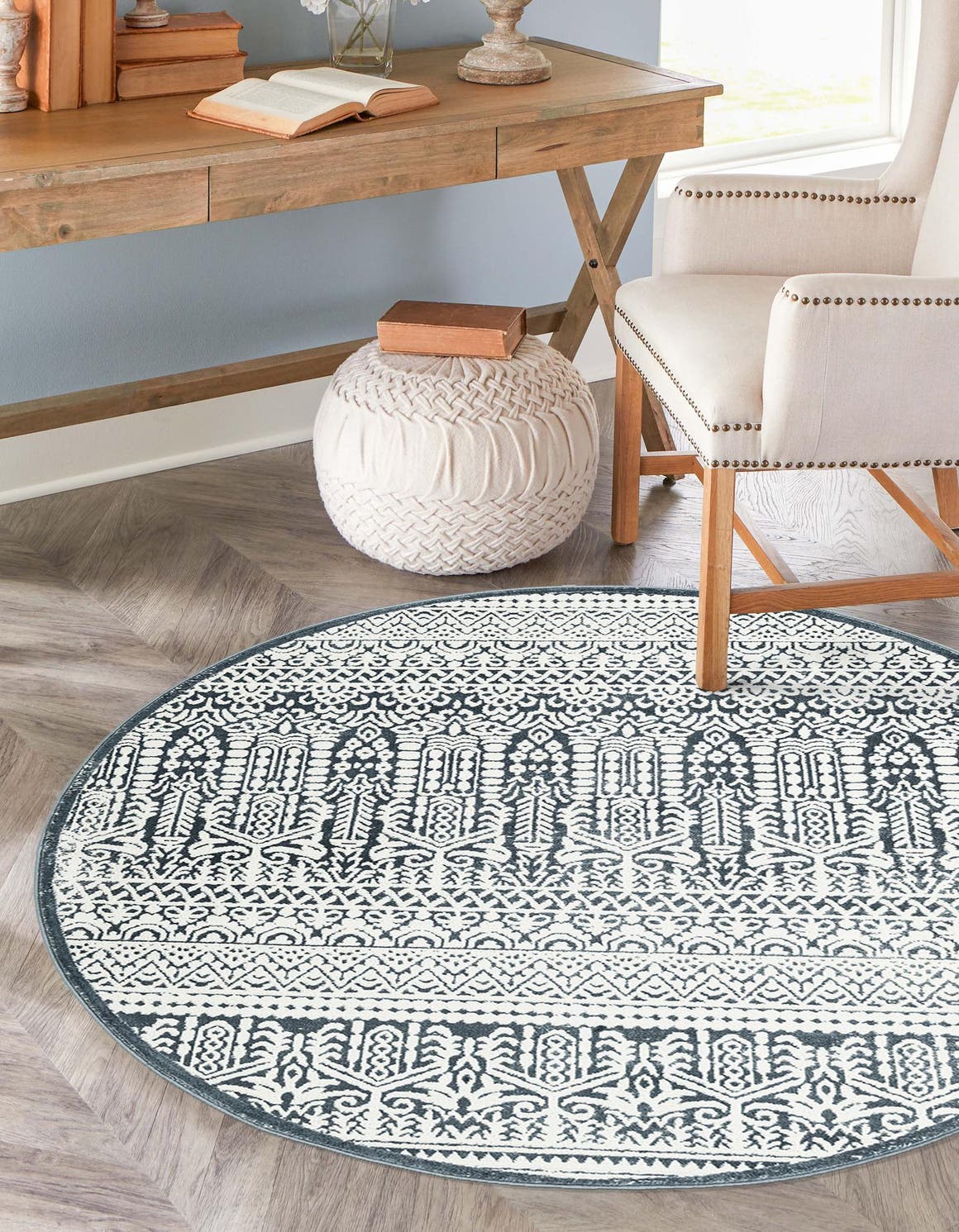 Cloisters Indoor Rug - Navy Blue