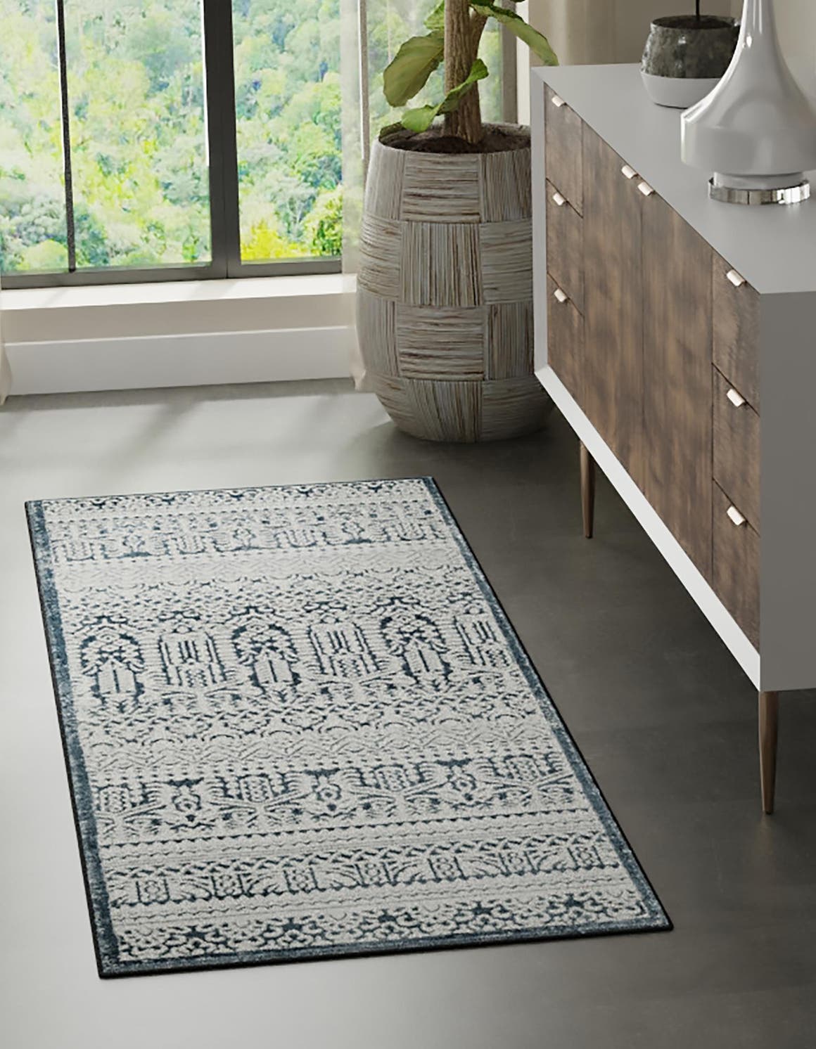 Cloisters Indoor Rug - Navy Blue