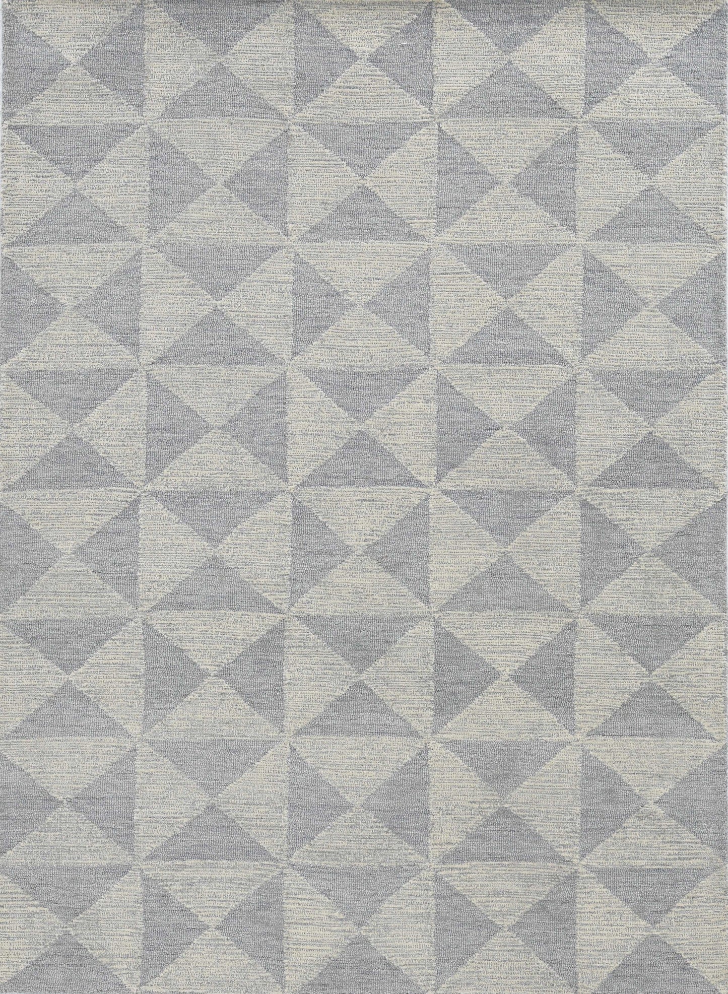 8' Ivory Wool Handmade Runner Rug