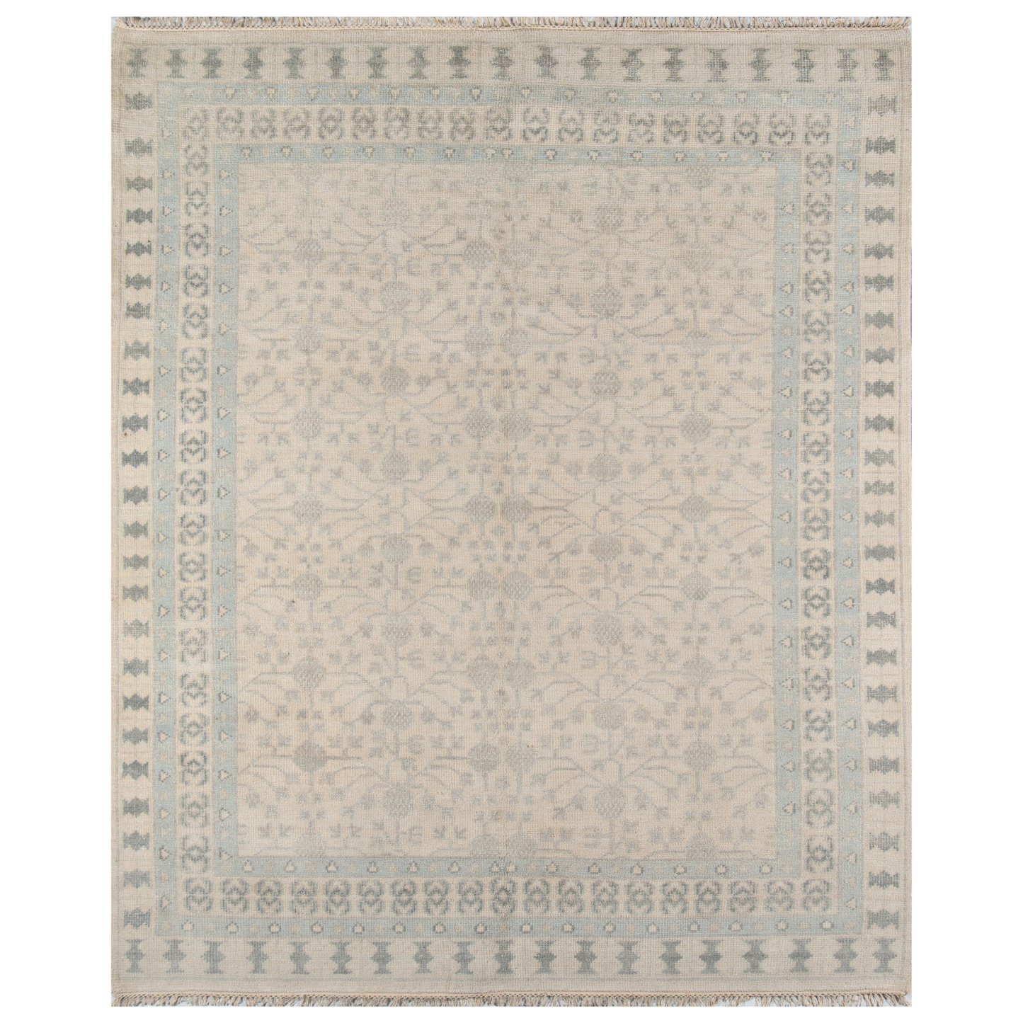 Concord Sudbury Ivory Hand Knotted Wool Area Rug