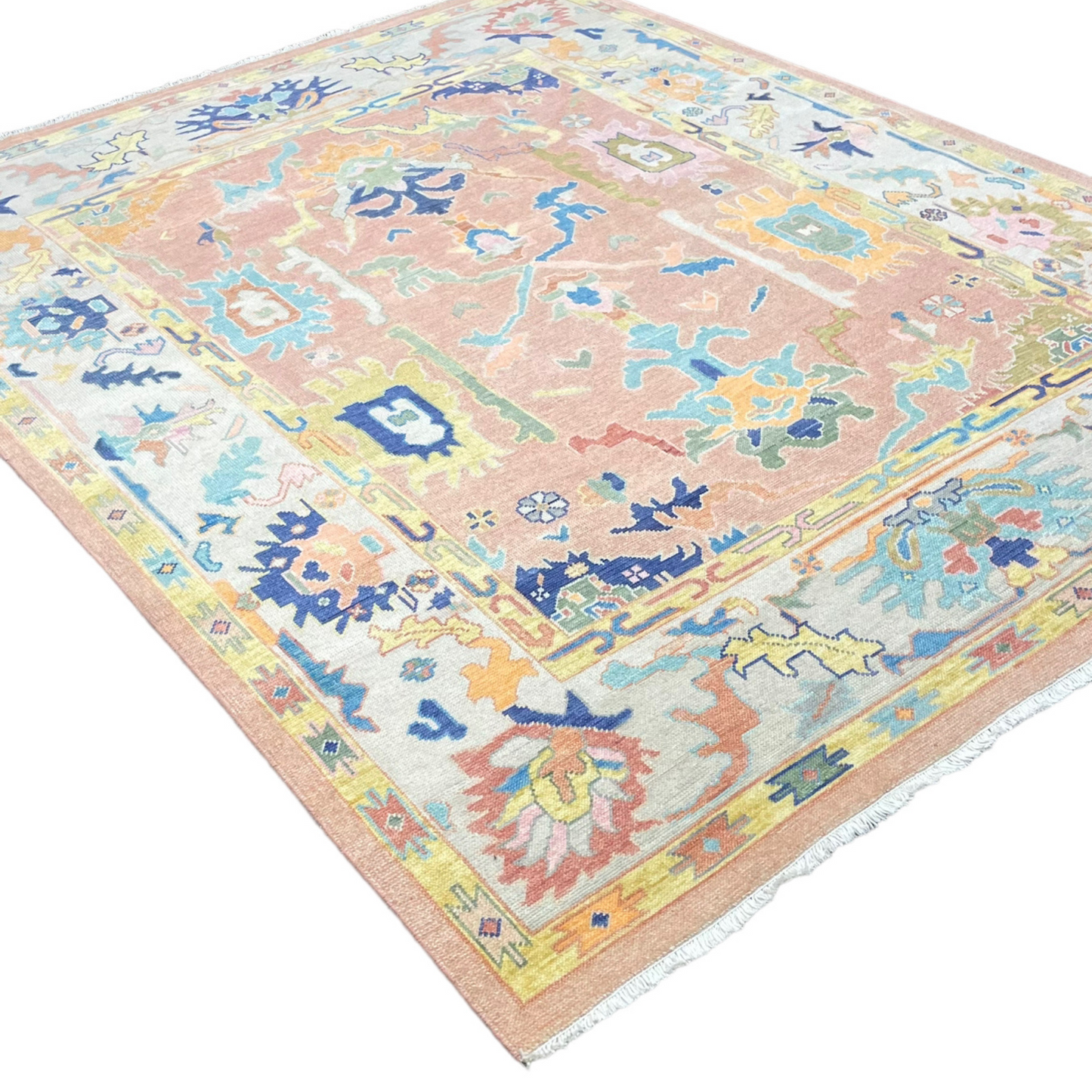Mia Oushak Rug in Orange