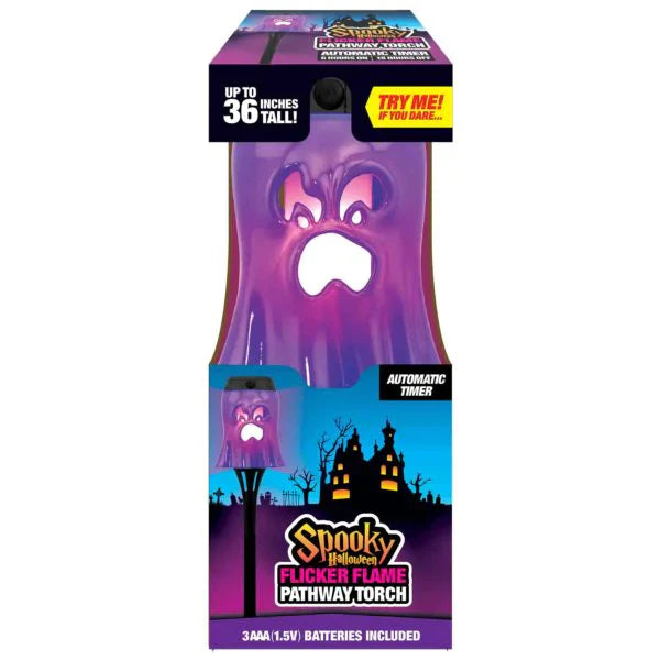 Solar Halloween Flicker Flame Pathway Torch