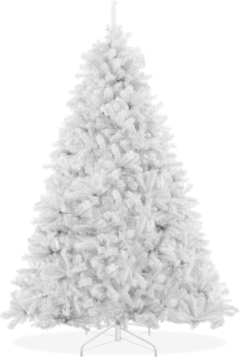 Casafield 6FT Black Spruce Artificial Holiday Christmas Tree with Sturdy Metal Stand Home & Garden > Decor > Seasonal & Holiday Decorations Casafield White 6 Ft