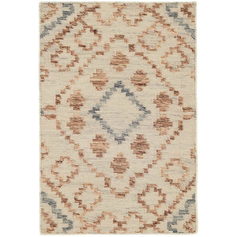 Jelly Roll Sky Woven Wool Rug