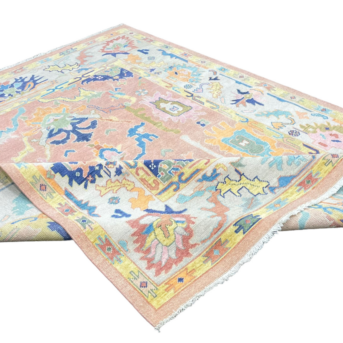 Mia Oushak Rug in Orange