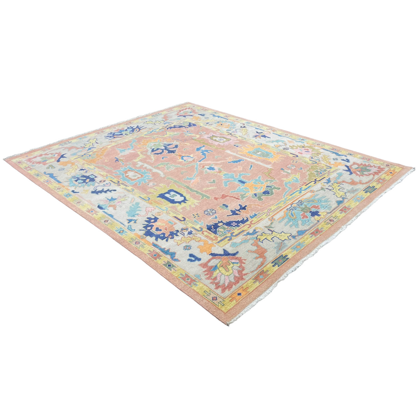 Mia Oushak Rug in Orange
